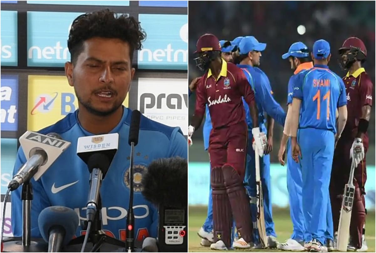 It was difficult to bowl in dew says kuldeep yadav after tie match against West Indies