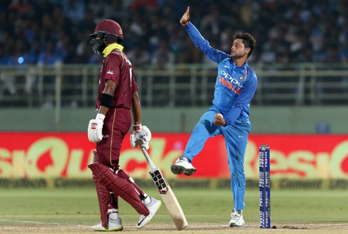 It was difficult to bowl in dew says kuldeep yadav after tie match against West Indies