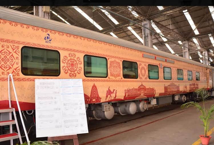 Indian Railway Royal Luxury Train Ready for Tour of Buddhist Temples, Special Tour Package