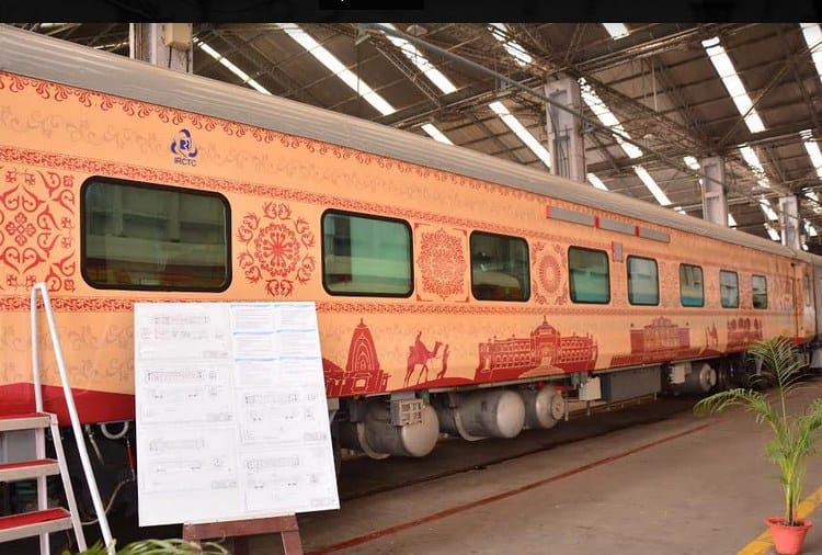 Indian Railway Royal Luxury Train Ready for Tour of Buddhist Temples, Special Tour Package