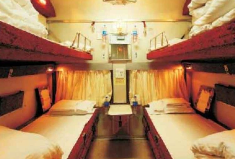 Indian Railway Royal Luxury Train Ready for Tour of Buddhist Temples, Special Tour Package