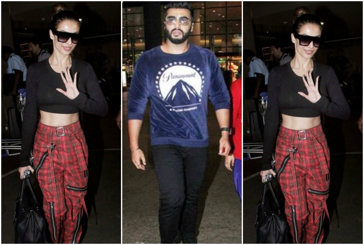 Arjun Kapoor spotted with Malaika Arora at dinner date covering his face