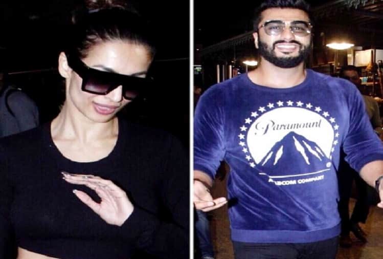 Malaika Arora and Arjun Kapoor spotted at airport celebrated birthday in Itlay