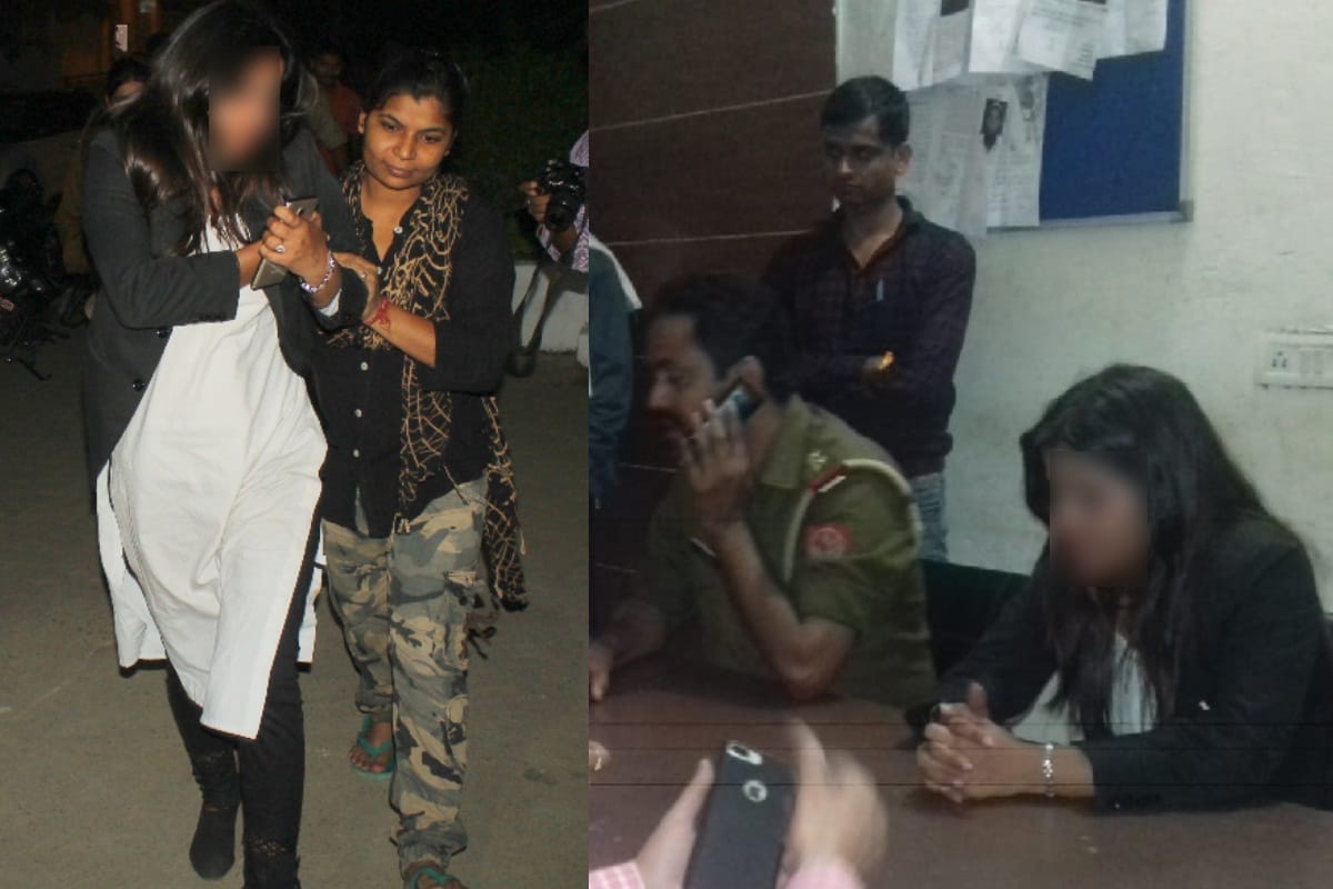 UP Daroga video viral latest news Women lawyer drama in Meerut police station