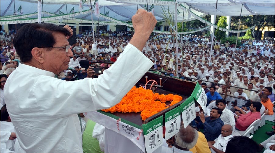 Chaudhary Ajit Singh targets PM Modi in Muzaffarnagar