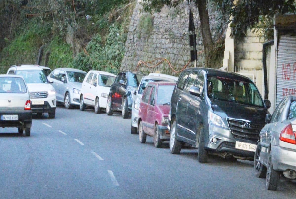 RC may be cancelled of 9800 cars in shimla park on road side