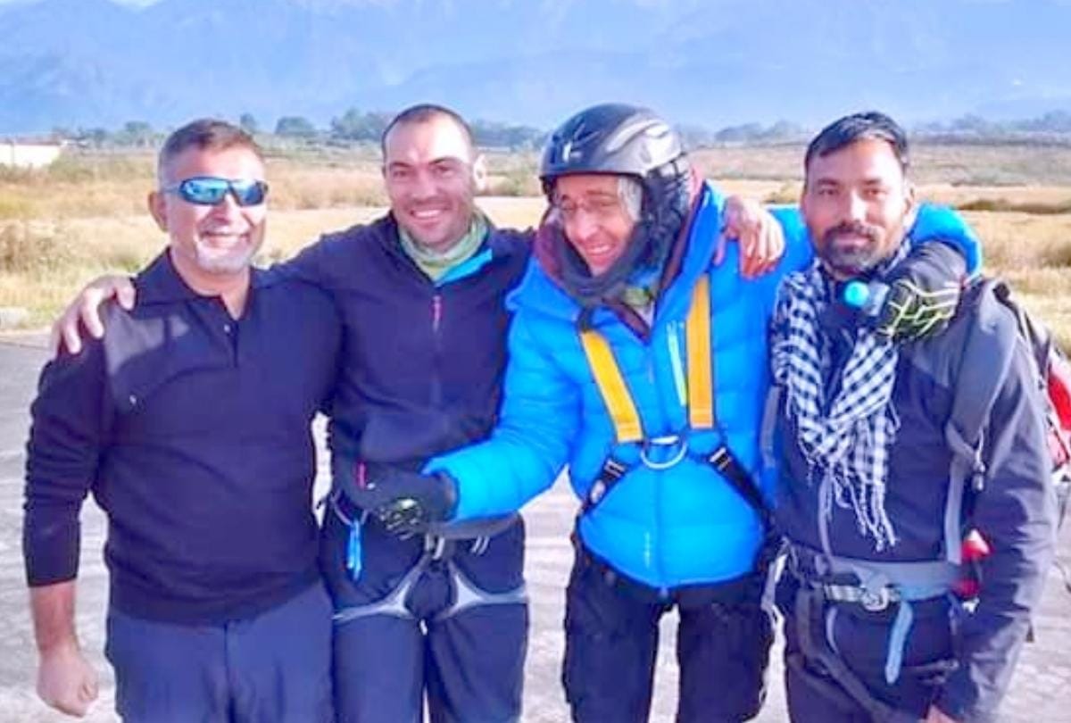 Spain Paraglider 53 year old Josh Louis rescue story Himachal Pradesh