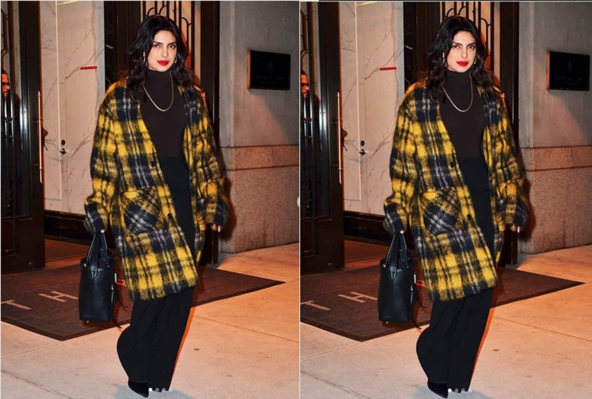 Priyanka Chopra and Nick Jonas twin in yellow