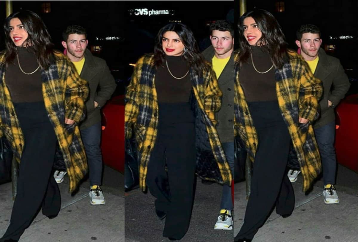 Priyanka Chopra and Nick Jonas twin in yellow