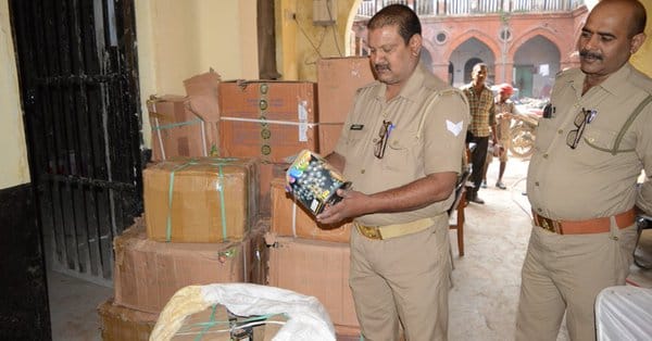 varanasi police seized illegal crackers after three death