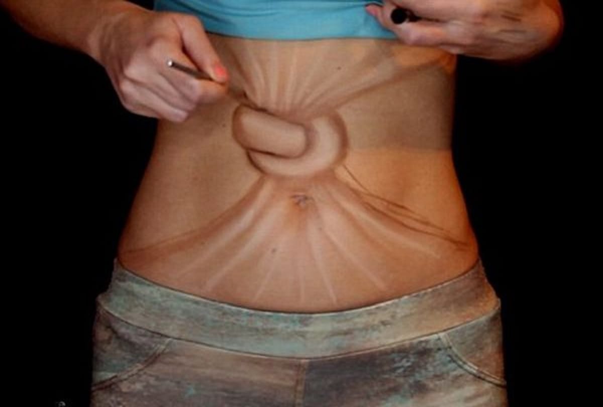 you know about that body painting illusion artist mirjana kika, Watch video then Riot