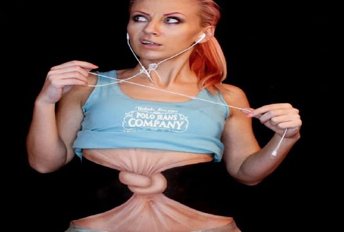 you know about that body painting illusion artist mirjana kika, Watch video then Riot