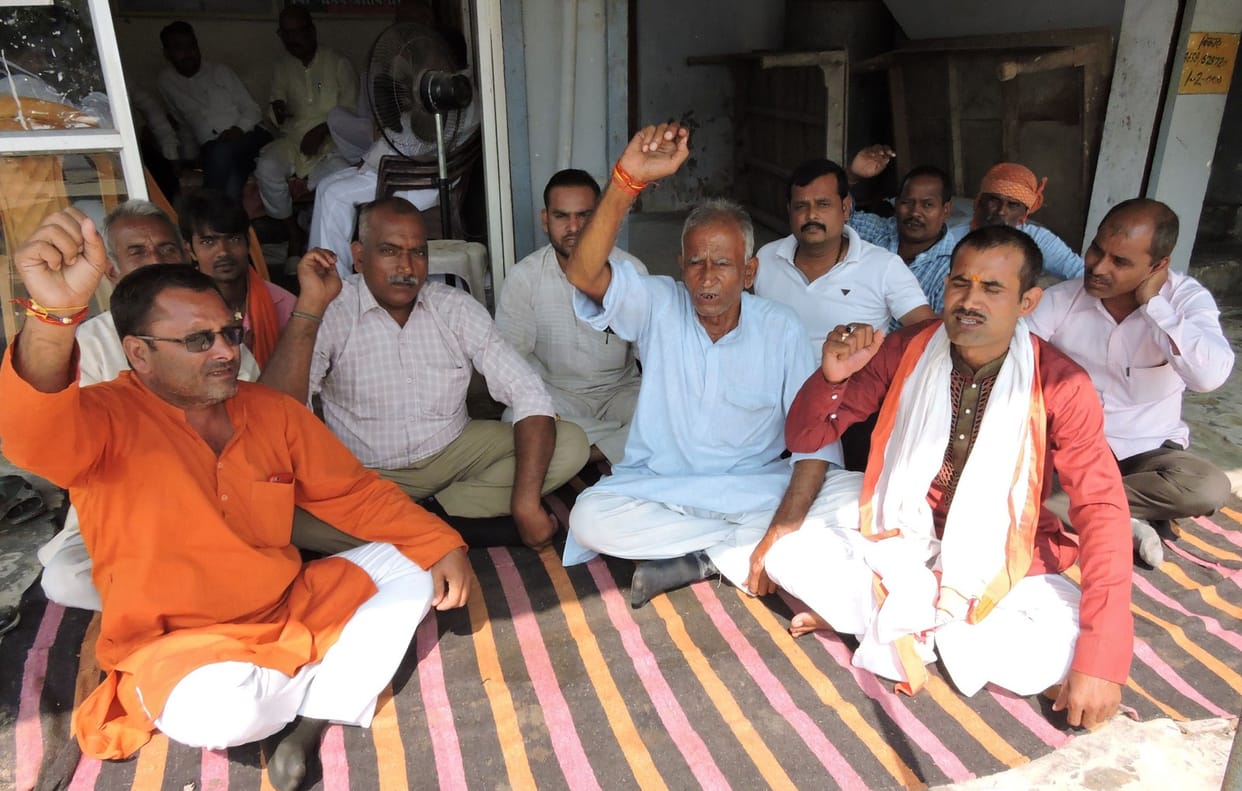 bjp worker perform in 2nd day