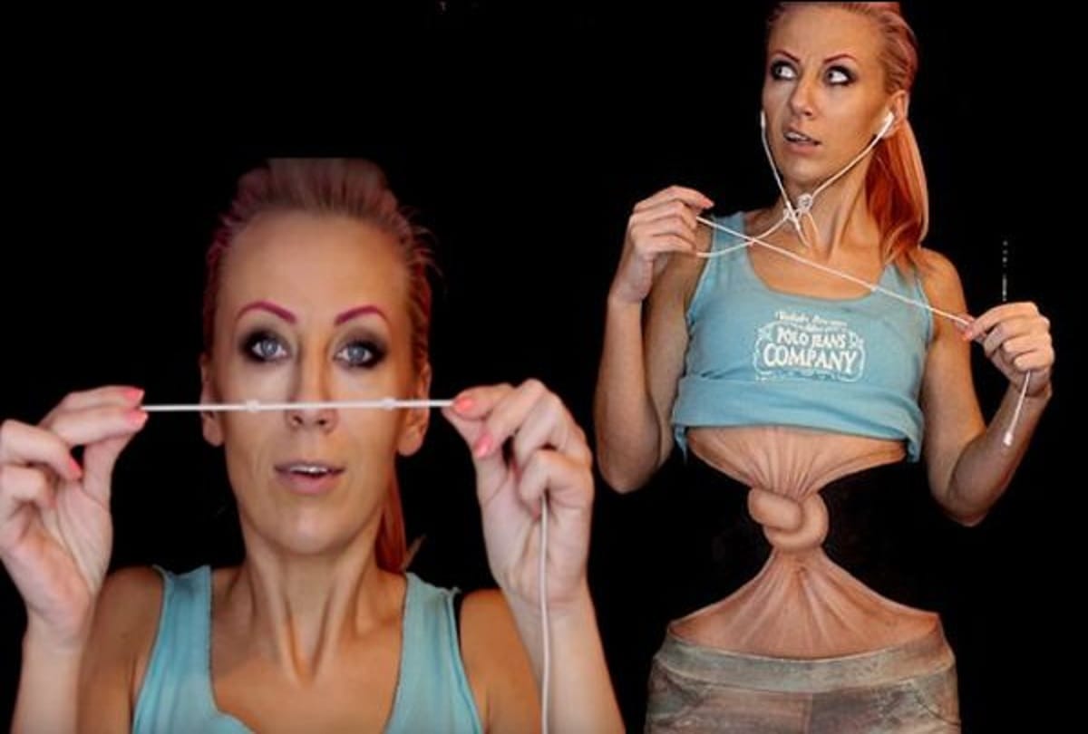 you know about that body painting illusion artist mirjana kika, Watch video then Riot