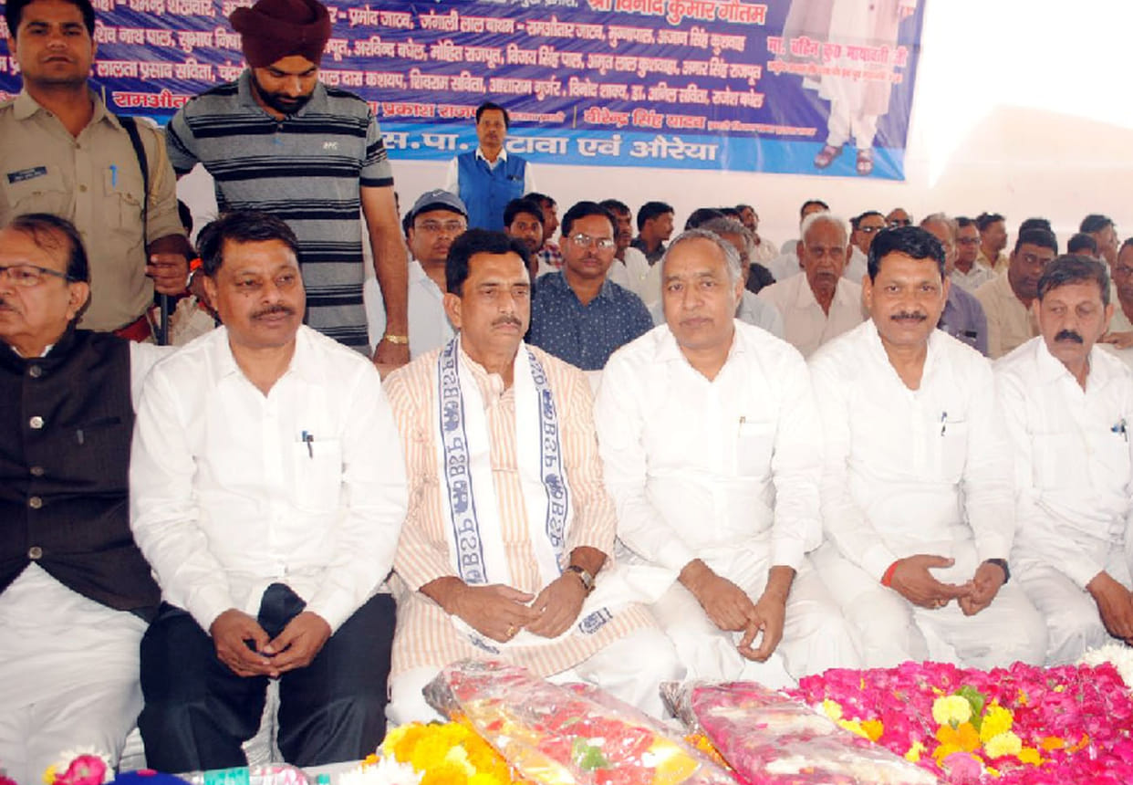 bsp targets bjp in etawah district