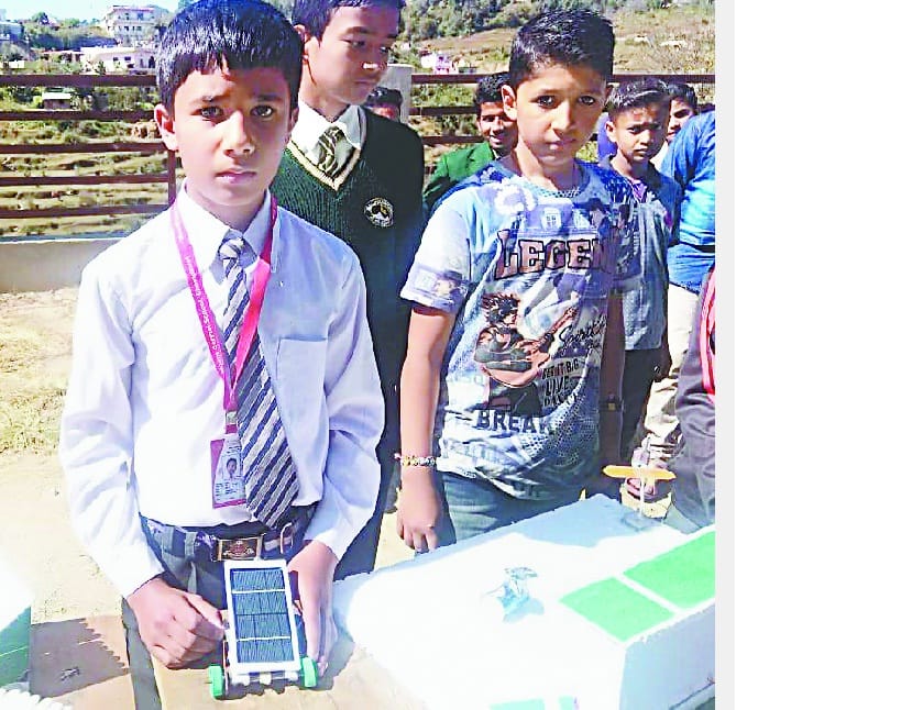 Harsh Pandey's solar powered car