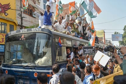 Congress protest against BJP across the nation in CBI case