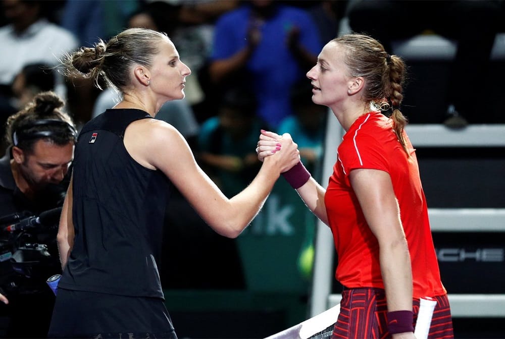 Karolina Pliskova beats Petra Kvitova in straight sets to enter semi-finals