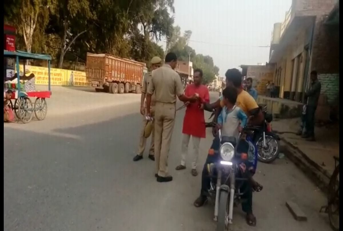 Viral of video of taking a bribe of a dial -100 sipahi