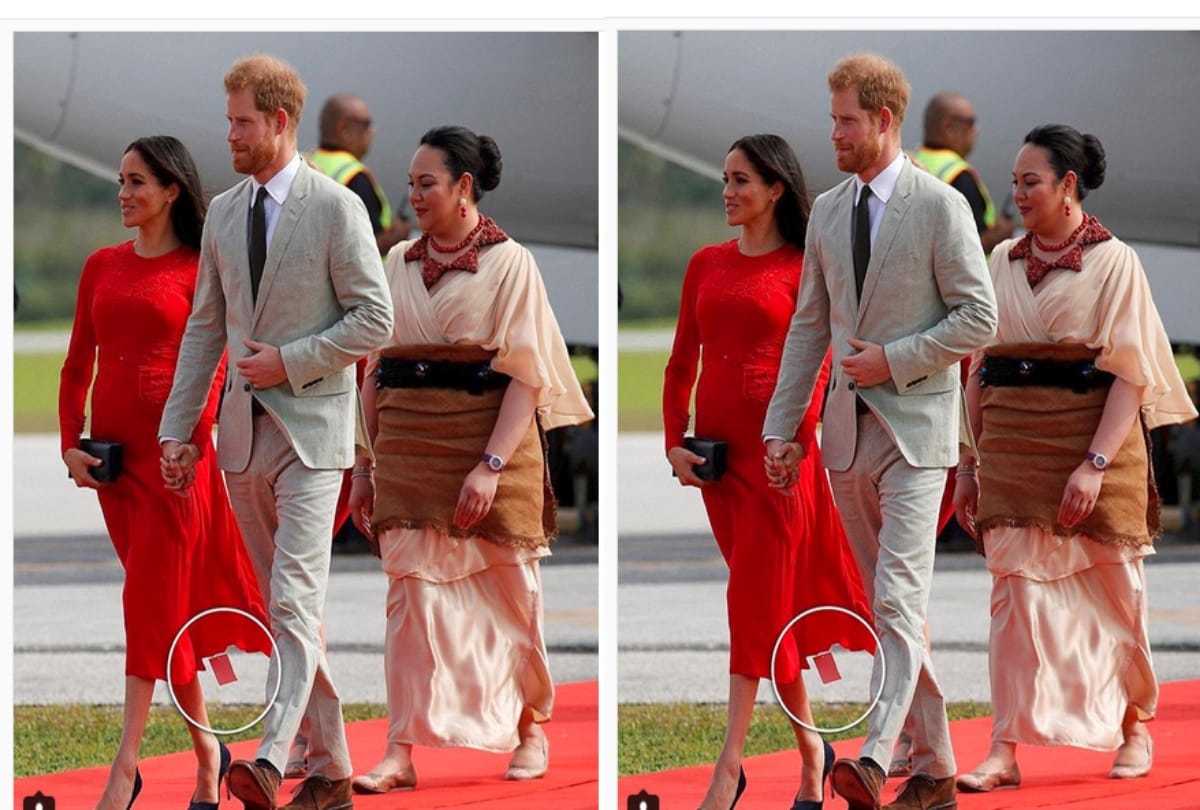 Meghan Markle wore a dress with the tag