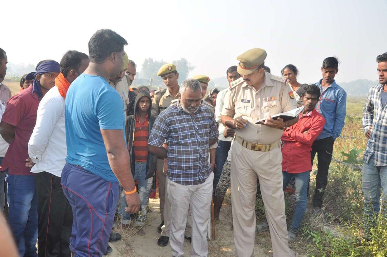 The murder of a young man with sharp weapons in mau