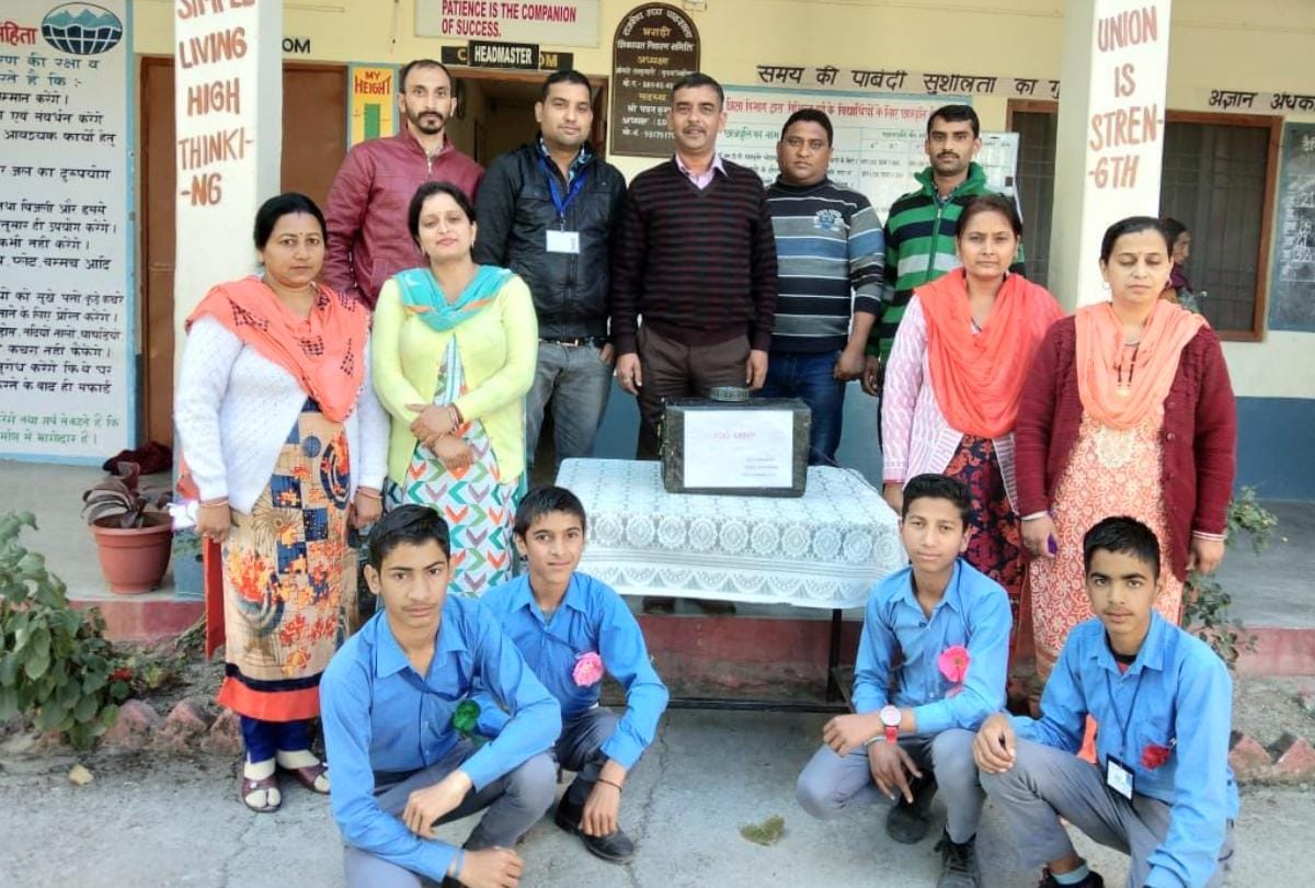 chamba govt schools students Model in national exhibition in Gujarat