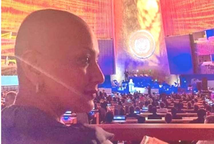 sonali bendre attend UN concert day 2018 new york photo viral