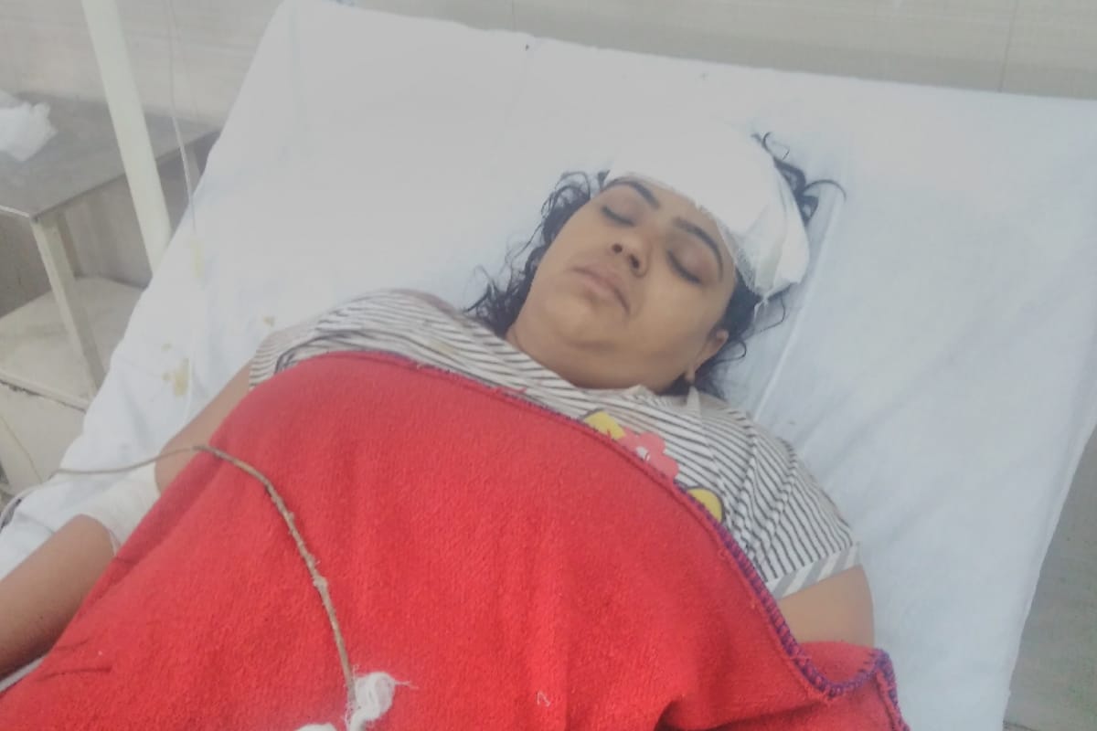 high speed car hit a woman while she was doing morning walk in muzaffarnagar