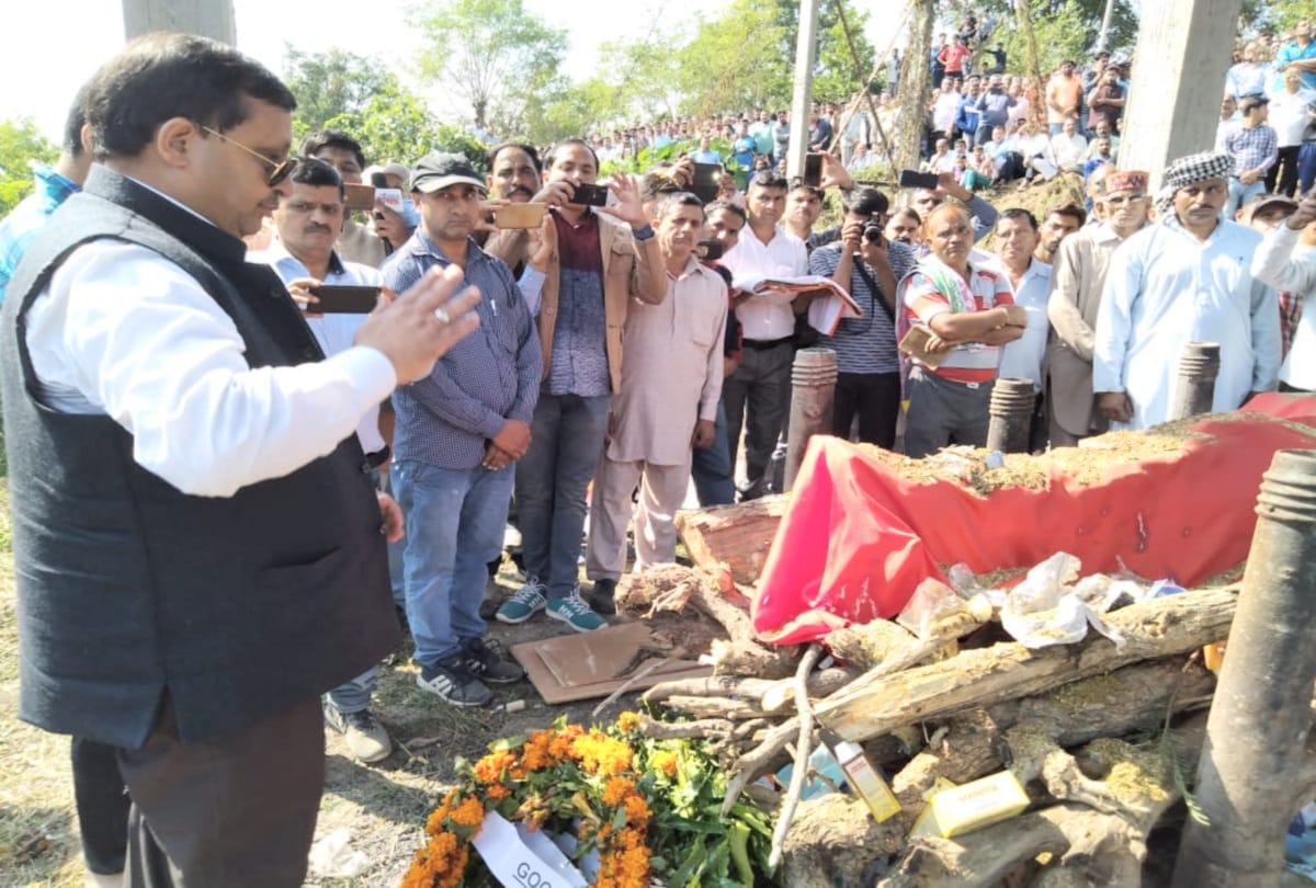 martyr Brijesh kumar Funeral with full military and state honors at una