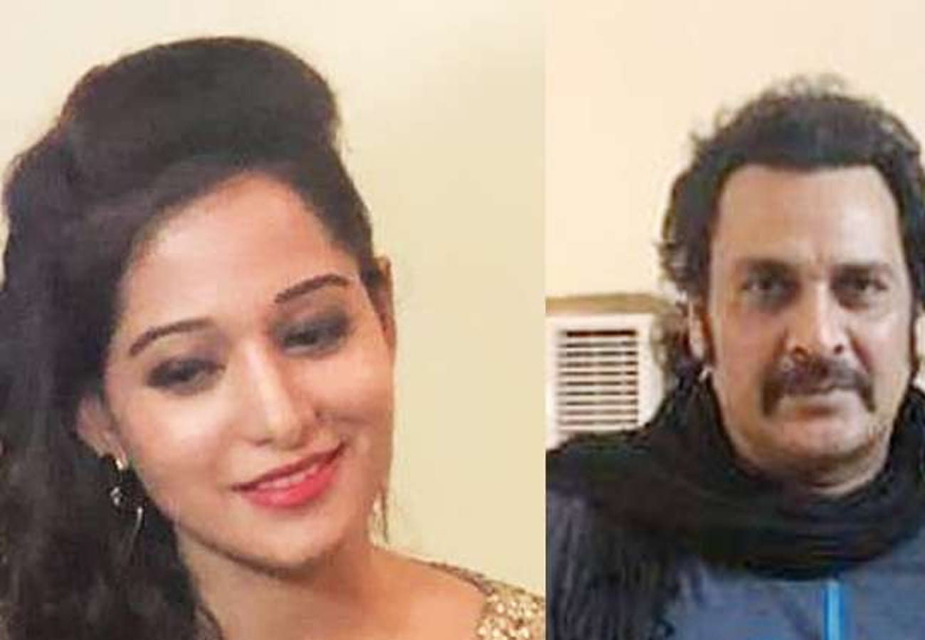 Bollywood actor Shahbaz Khan and singer Preetika Rao in kanpur
