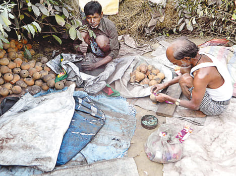 The pile of gunpowder started in the city in farrukhabad