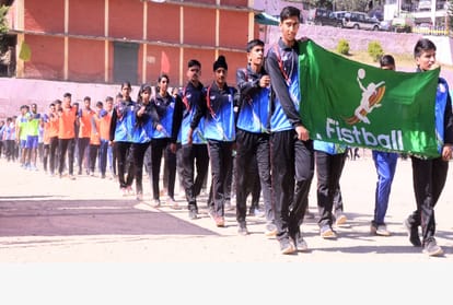 National Fist Ball Competition starts in Thodo Maidan of Solan