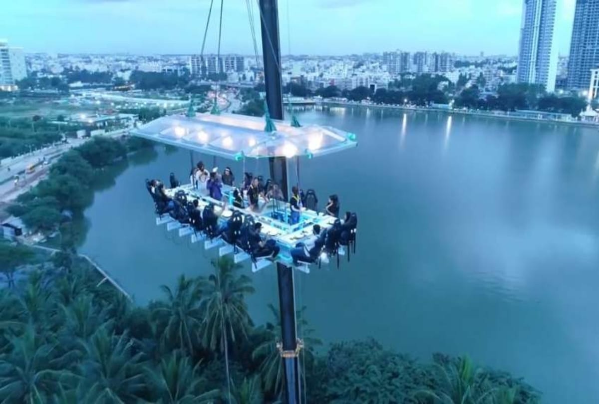 Fly dining first time in india at Bengaluru