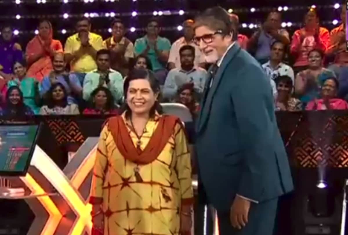 kbc 10 amitabh bachchan reaction to contestant neela buddhadev on jaya bachchan
