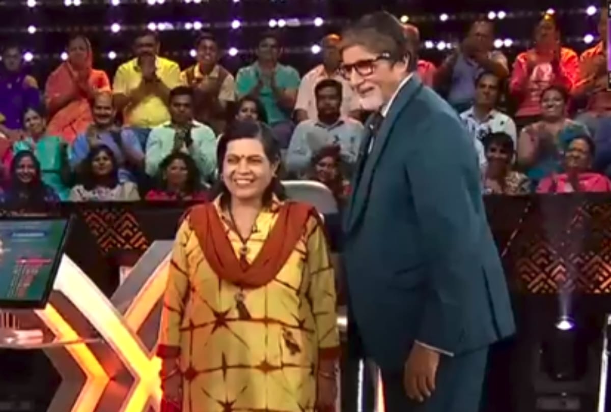 kbc 10 amitabh bachchan reaction to contestant neela buddhadev on jaya bachchan