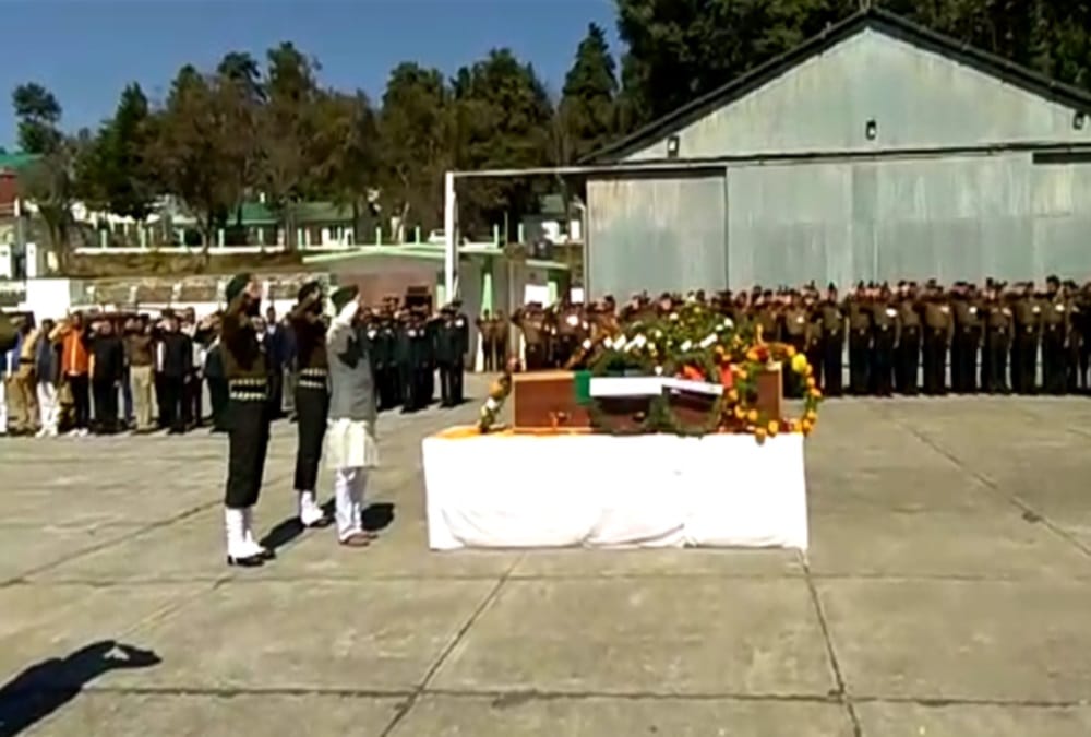 Martyr rajendra singh dead body reached uttarakhand