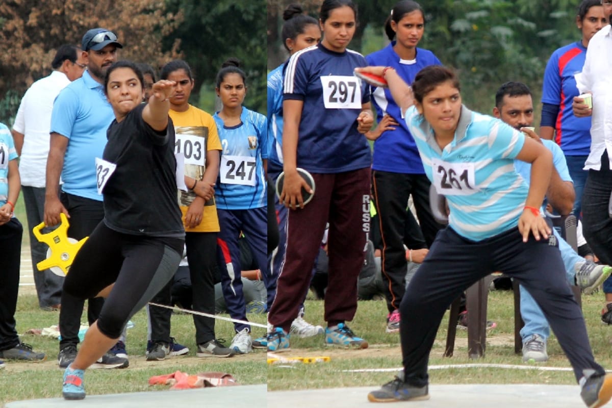 athlets players rocks in the first day of athletics bhamashash park meerut