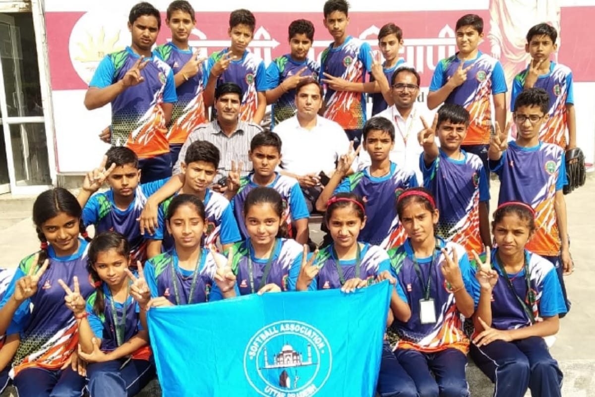 players Selected for softball competition in Baghpat