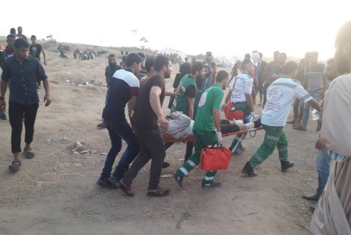 After death of 5 Palestinians, protestors attacked several rockets in Gaza