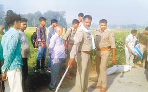 Dead body thrown in canal