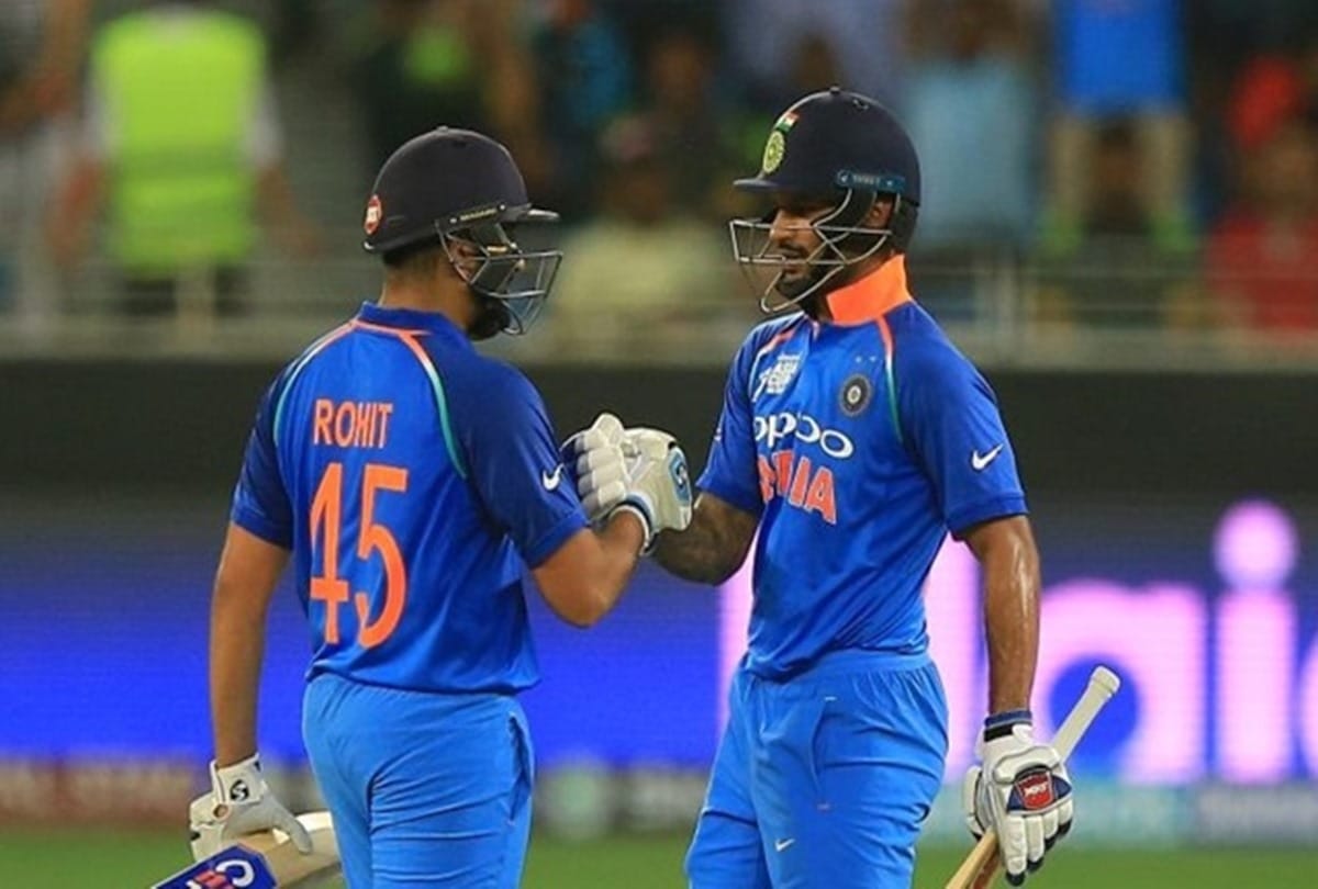 rohit sharma and shikhar dhawan breaks sachin tendulkar and virender sehwags partnership record
