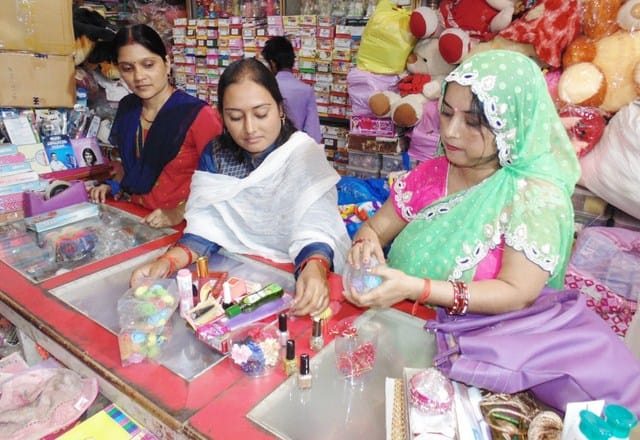 Today, women engaged in preparation