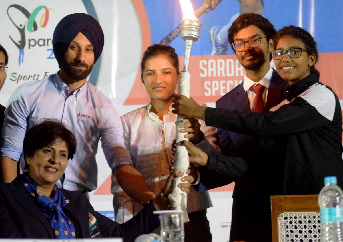 IIT BHU annual sports function spardha start