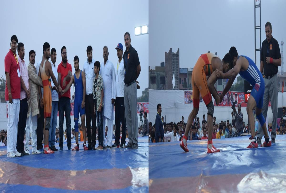 Wrestling Competition organized by Indian Wrestling Federation in agra