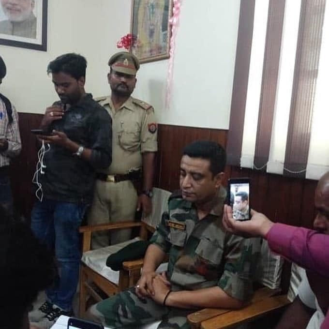 fake lt col arrested by lucknow police