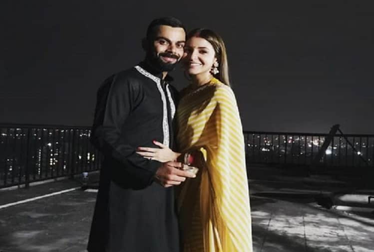 Anushka Sharma and Virat Kohli shared first Karwa Chauth picture on social media