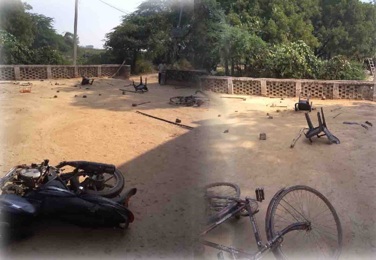mischievous entered into Advocate's home and beaten family members