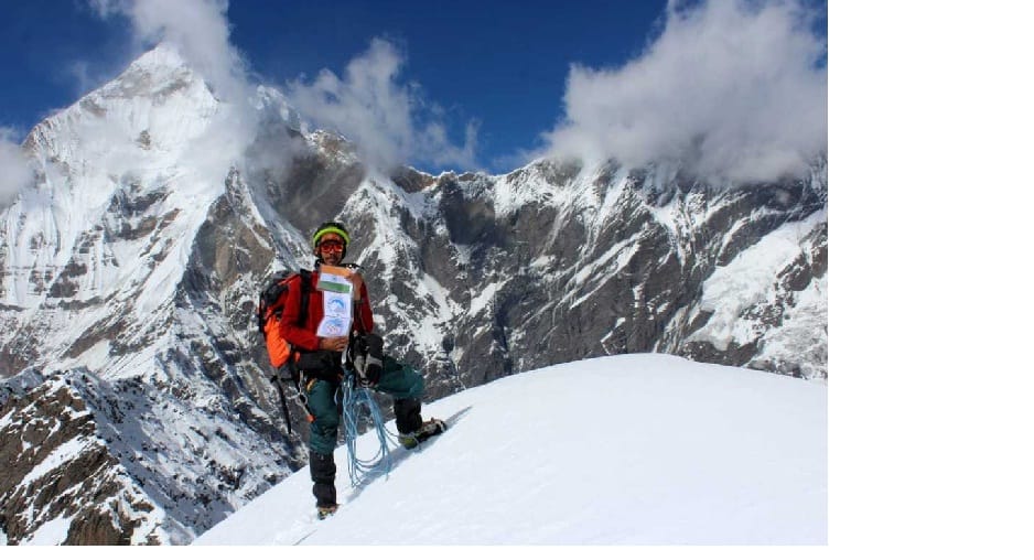 Mountaineer Manish and Cook performed Nanda Lapak