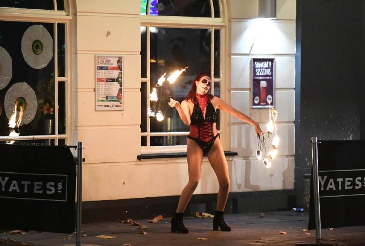 celebrates halloween festival in Ireland