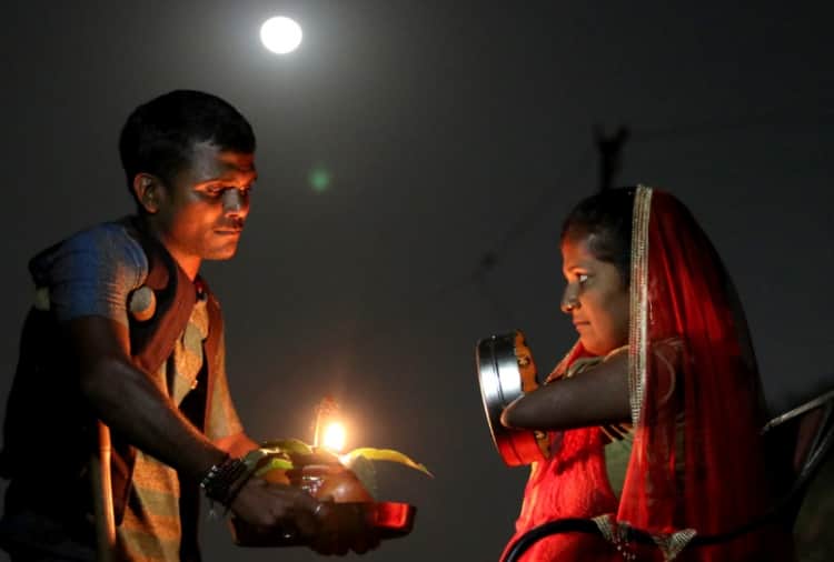 unique karva chauth of disable couple of chandigarh
